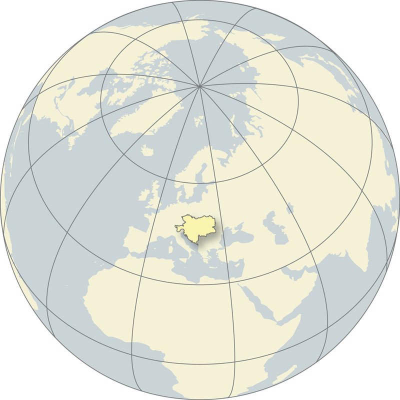 Borders of Austro-Hungary in the nineteenth century